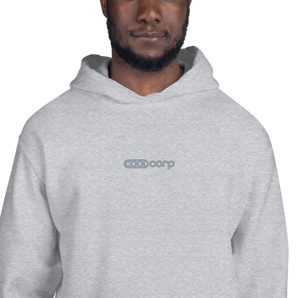 Grey Embroidery Hoodie