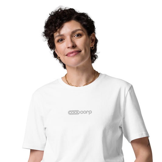 Organic Cotton Front Embroidery Tee